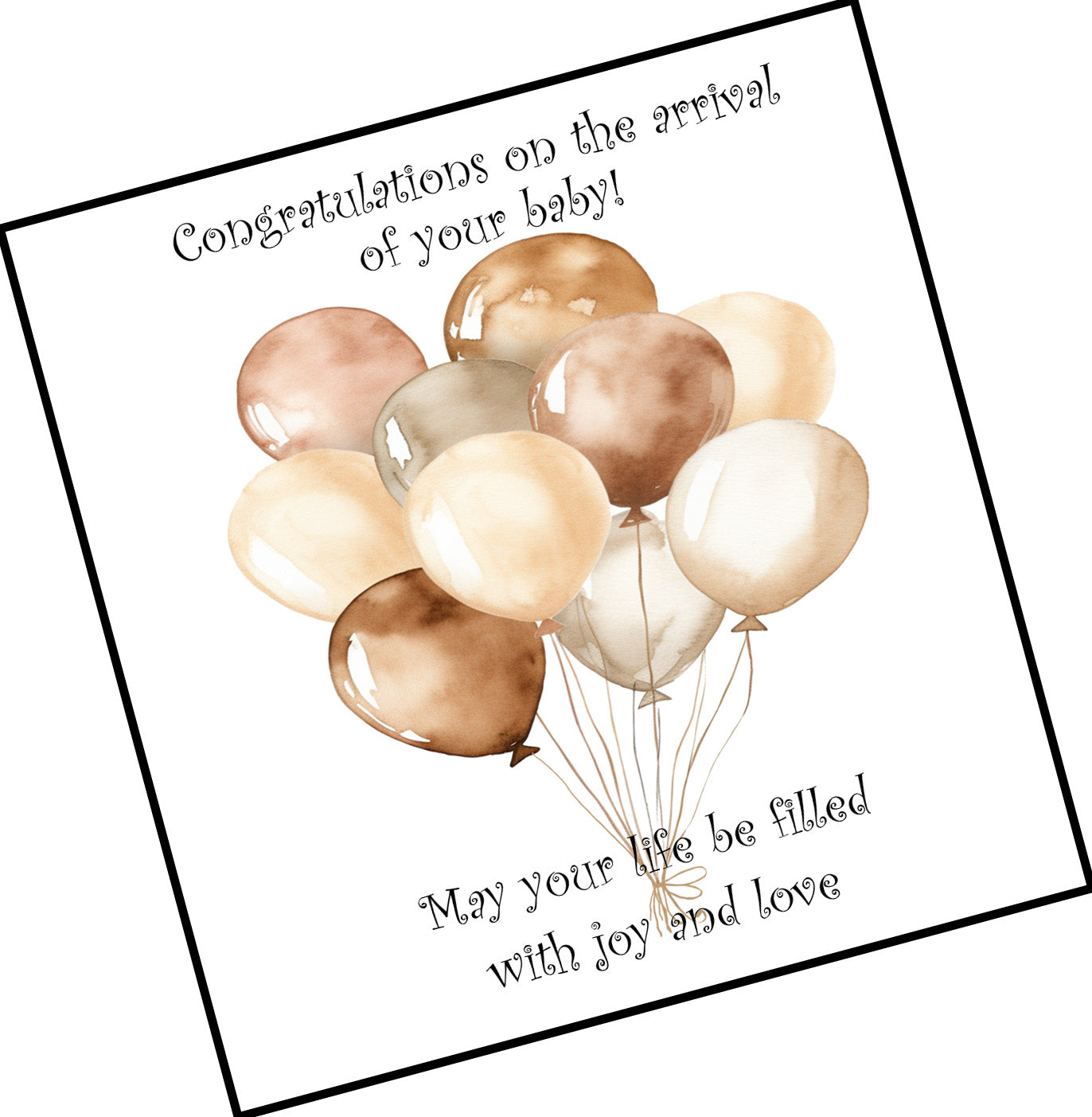 Congratulations on the Arrival of your Baby - Balloons