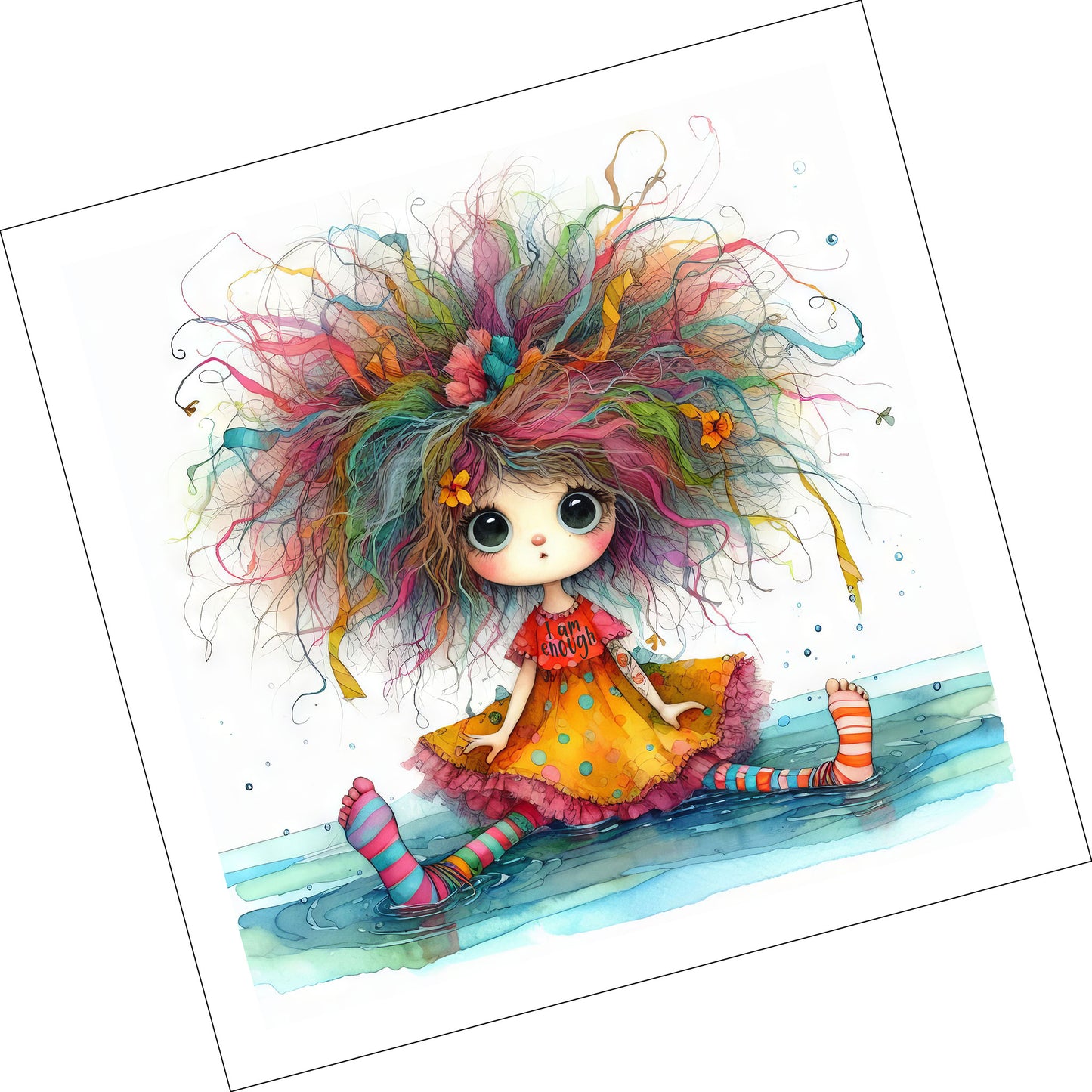 Limited Edition Print - I am enough...