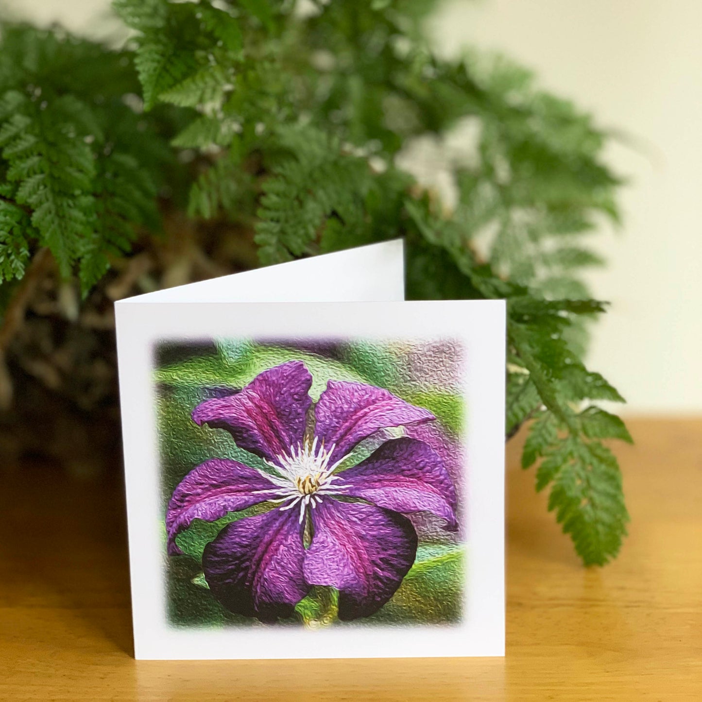 Purple Clematis Stylised DSA8123-DA