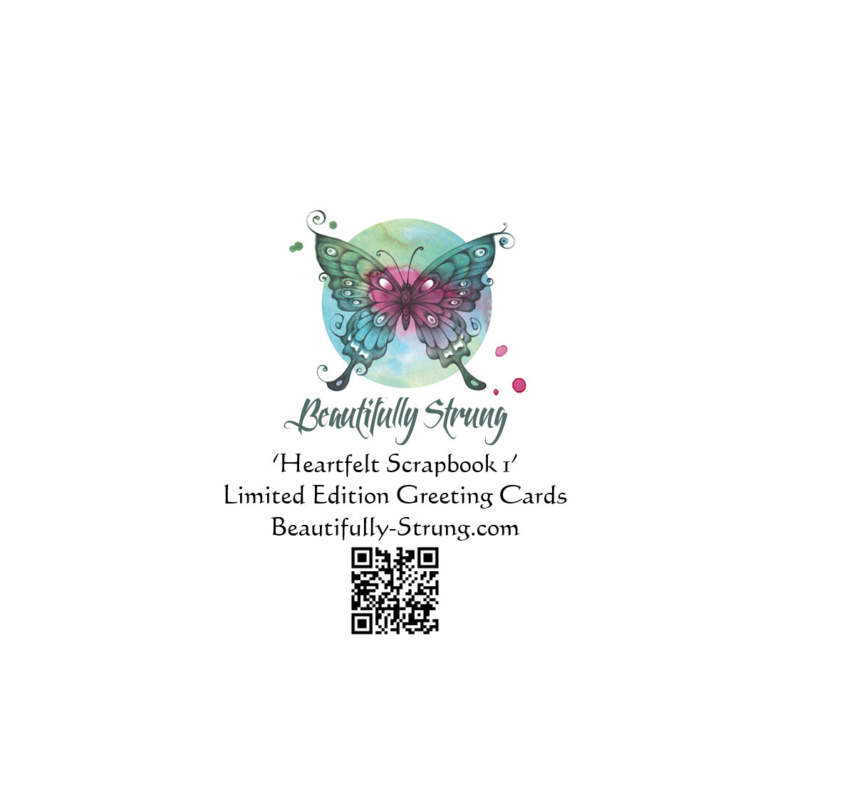 Heartfelt Scrapbook 1 - Personalised Card
