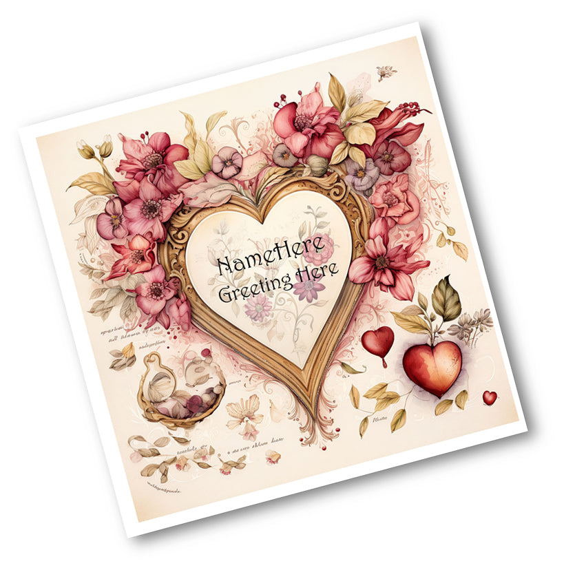 Heartfelt Scrapbook 2 - Personalised Card