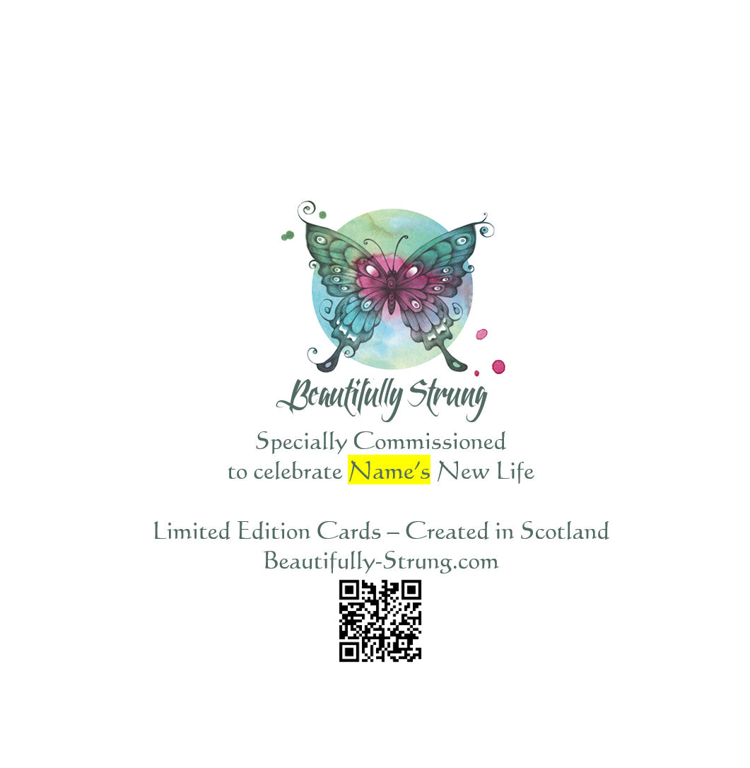 Happy New Life Beach Hut - Personalised