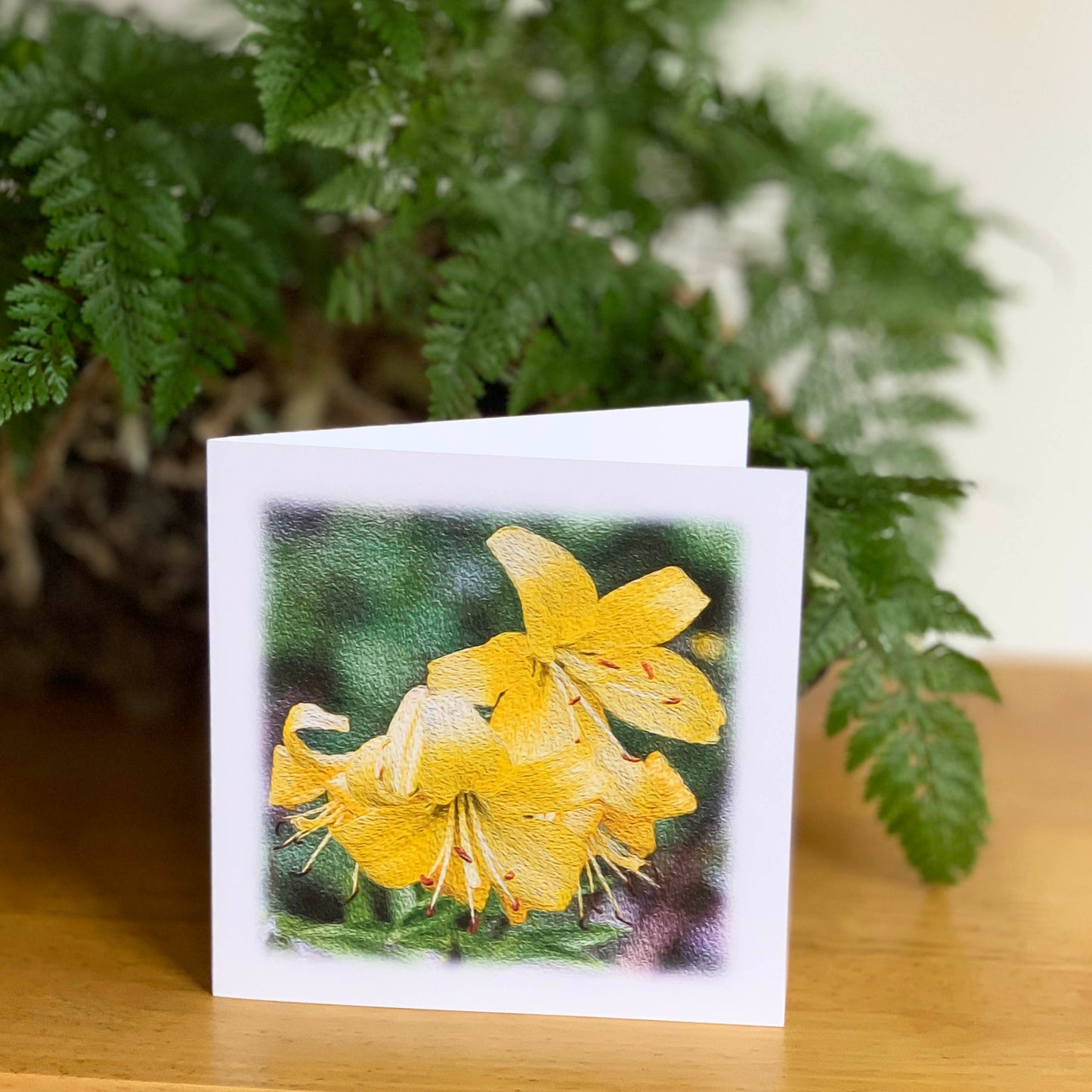 Sunshine Yellow Lilies Stylised DSA8154-DA