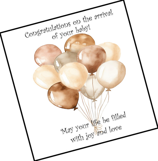 Congratulations on the Arrival of your Baby - Balloons