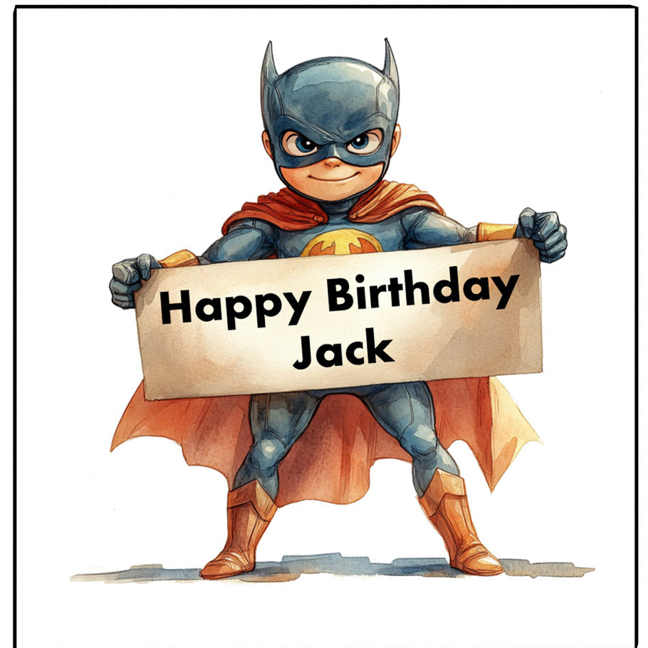 Happy Birthday Superhero