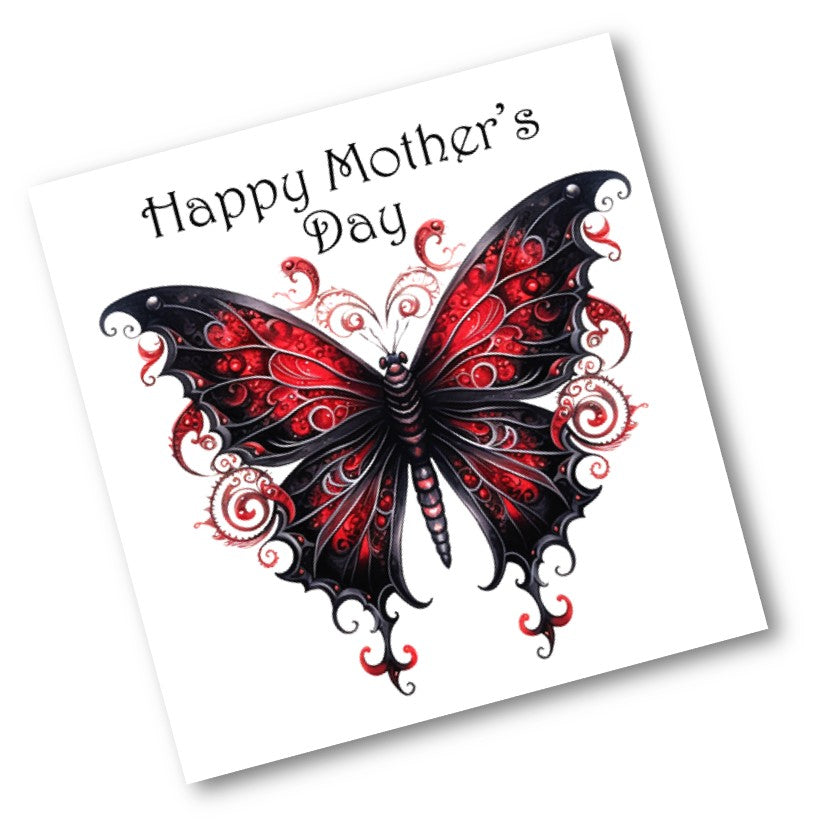 Gothic Butterfly Mother's Day Wishes