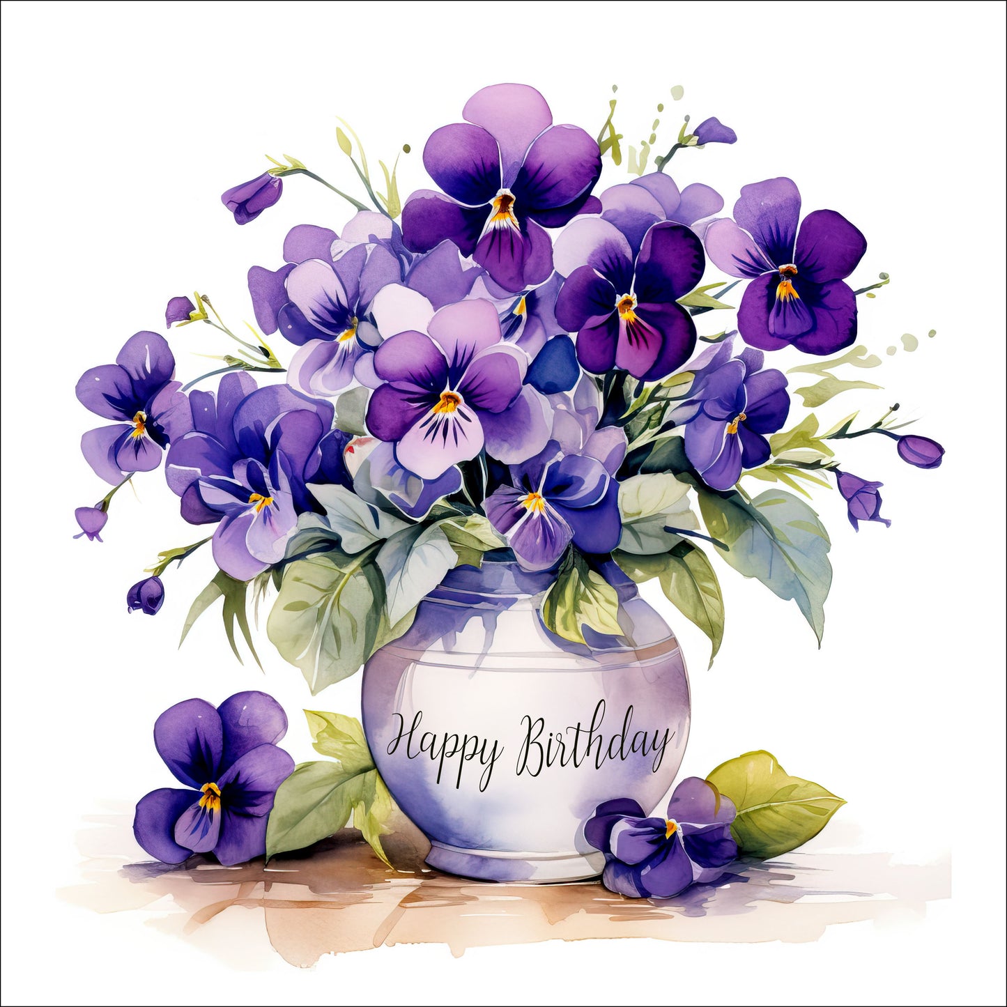 February Birth Flower - Violet - Faithful and True