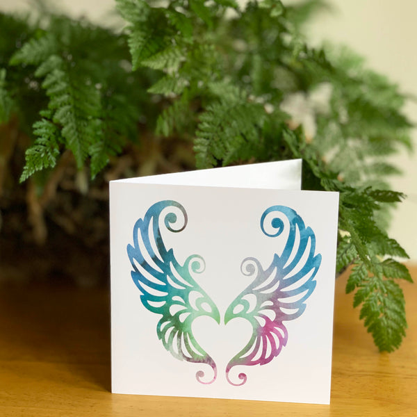 'Angel Wings' Drawing Multi Colour BeautifullyStrung