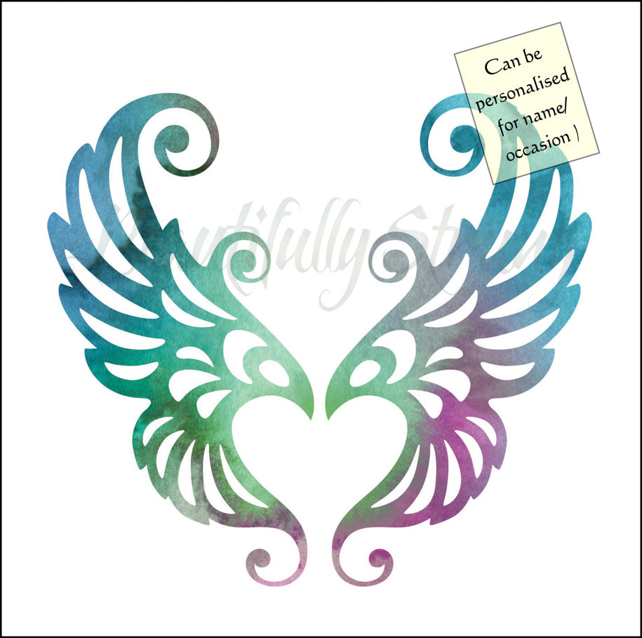 Angel Wings (Commissioned Drawing Multi Colour)